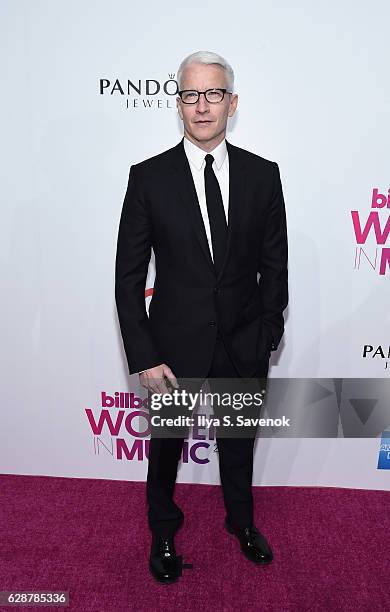 Anderson Cooper attends Billboard Women In Music 2016 Airing December 12th On Lifetime at Pier 36 on December 9, 2016 in New York City.