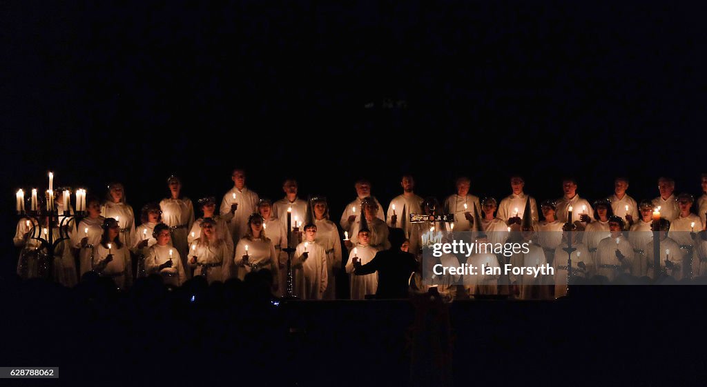 The Sankta Lucia Is Celebrated At York Minster