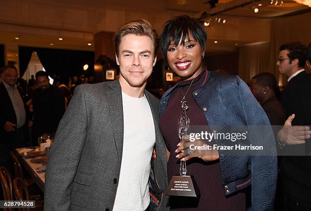 Dancer Derek Hough and Grace Kelly Award Winner Jennifer Hudson attend 2016 March of Dimes Celebration of Babies at the Beverly Wilshire Four Seasons...