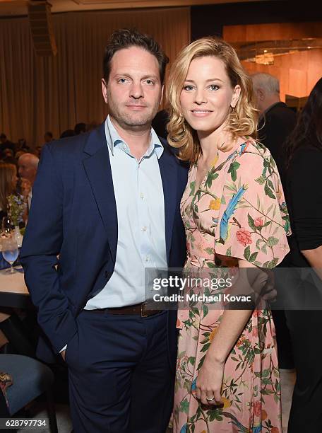 Producer Max Handelman and actress Elizabeth Banks attend 2016 March of Dimes Celebration of Babies at the Beverly Wilshire Four Seasons Hotel on...