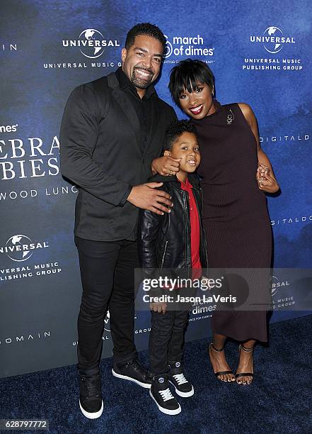 David Otunga, Jennifer Hudson and son David Otunga Jr. Attend the 2016 March of Dimes Celebration of Babies at the Beverly Wilshire Four Seasons...