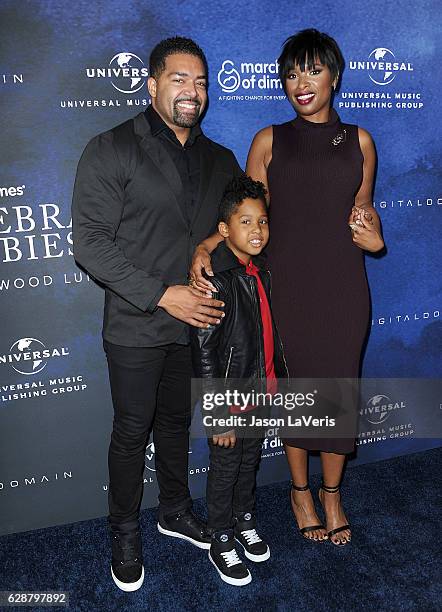 David Otunga, Jennifer Hudson and son David Otunga Jr. Attend the 2016 March of Dimes Celebration of Babies at the Beverly Wilshire Four Seasons...