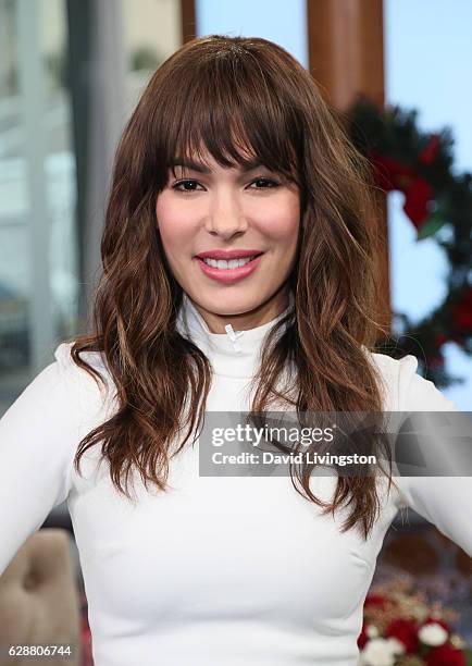 Actress Nadine Velazquez visits Hollywood Today Live at W Hollywood on December 9, 2016 in Hollywood, California.