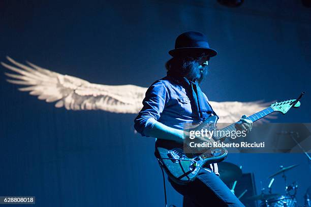 Guitarist Paul Molloy of The Coral performs on stage at O2 Academy Glasgow on December 9, 2016 in Glasgow, Scotland.