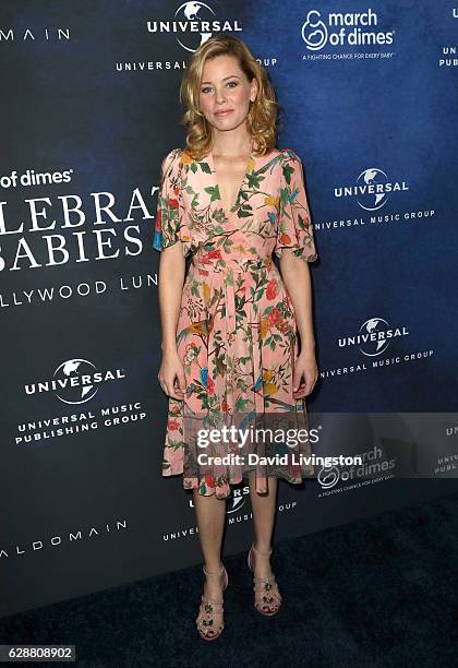 Actress Elizabeth Banks attends the 2016 March of Dimes Celebration of Babies at the Beverly Wilshire Four Seasons Hotel on December 9, 2016 in...