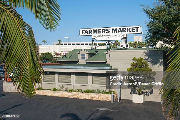 General view of the L.A. Farmers Market at 3rd and Fairfax on December 05, 2016 in Los Angeles, California.