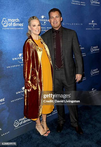 Model Molly Sims and producer Scott Stuber attend the 2016 March of Dimes Celebration of Babies at the Beverly Wilshire Four Seasons Hotel on...