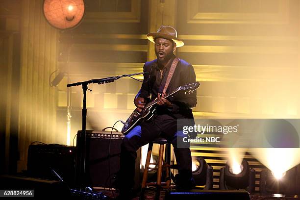 Episode 0588 -- Pictured: Musical guest Gary Clark Jr. Performs on December 09, 2016 --