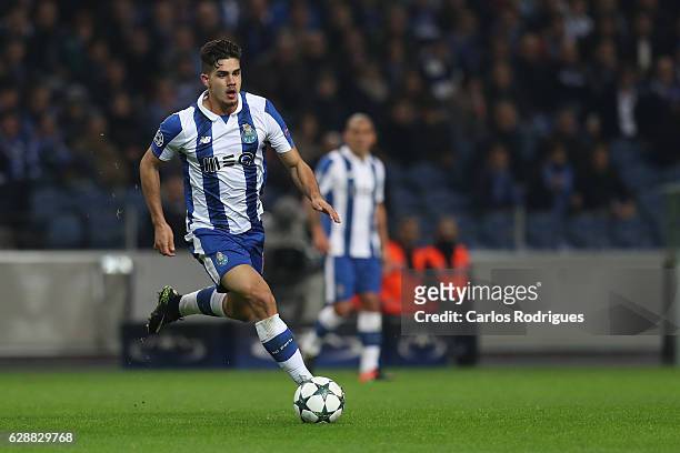 Porto"u2019s forward Andre Silva from Portugal during the match between FC Porto v Leicester City FC - UEFA Champions League match at Estadio do...