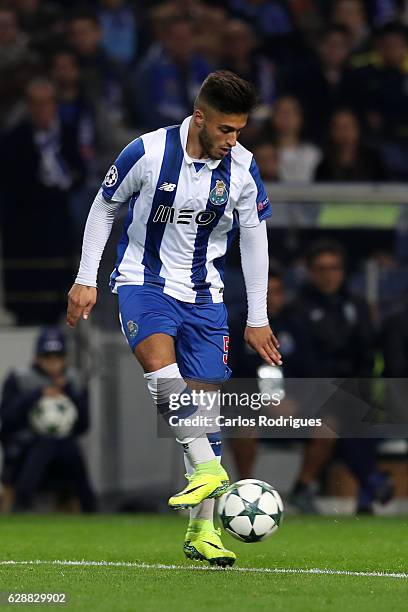 Porto's forward Rui Pedro from Portugal during the match between FC Porto v Leicester City FC - UEFA Champions League match at Estadio do Dragão on...