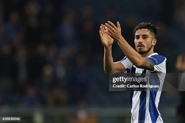 Porto's defender Alex Telles from Brazil during the match between FC Porto v Leicester City FC - UEFA Champions League match at Estadio do Dragão on...