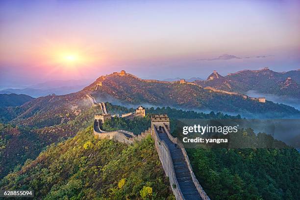 great wall - kina bildbanksfoton och bilder