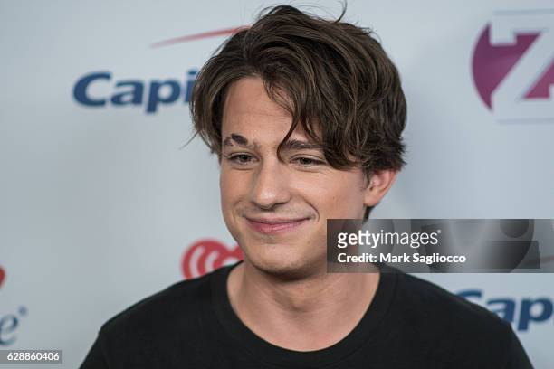 Singer Charlie Puth attends Z100's Jingle Ball 2016 at Madison Square Garden on December 9, 2016 in New York City.