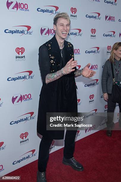 Machine Gun Kelly attends Z100's Jingle Ball 2016 at Madison Square Garden on December 9, 2016 in New York City.