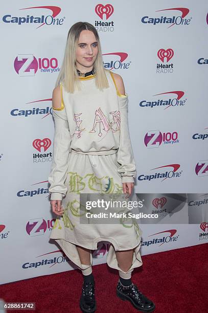 Singer MO attends Z100's Jingle Ball 2016 at Madison Square Garden on December 9, 2016 in New York City.