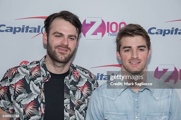 Alex Pall and Andrew Taggart attend Z100's Jingle Ball 2016 at Madison Square Garden on December 9, 2016 in New York City.