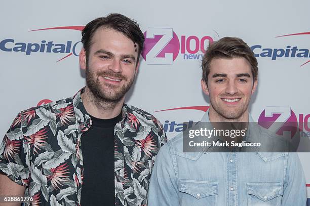 Alex Pall and Andrew Taggart attend Z100's Jingle Ball 2016 at Madison Square Garden on December 9, 2016 in New York City.