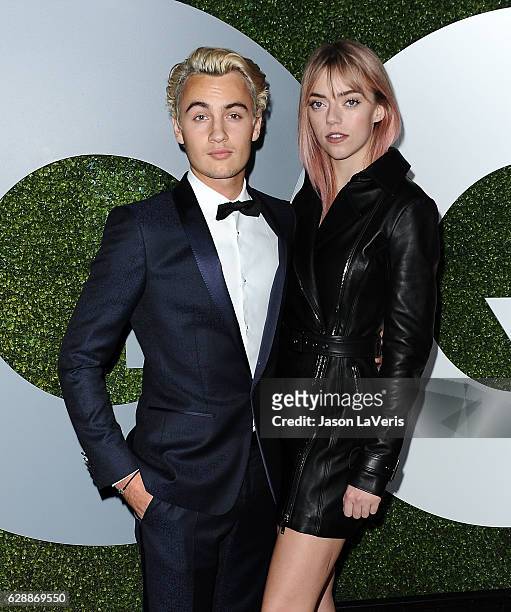 Brandon Thomas Lee and Pyper America Smith attend the GQ Men of the Year party at Chateau Marmont on December 8, 2016 in Los Angeles, California.