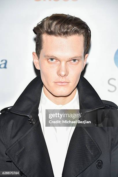 Actor Luke Baines arrives at Not For Sale x Z Shoes Benefit at Estrella Sunset on December 9, 2016 in West Hollywood, California.