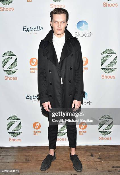 Actor Luke Baines arrives at Not For Sale x Z Shoes Benefit at Estrella Sunset on December 9, 2016 in West Hollywood, California.