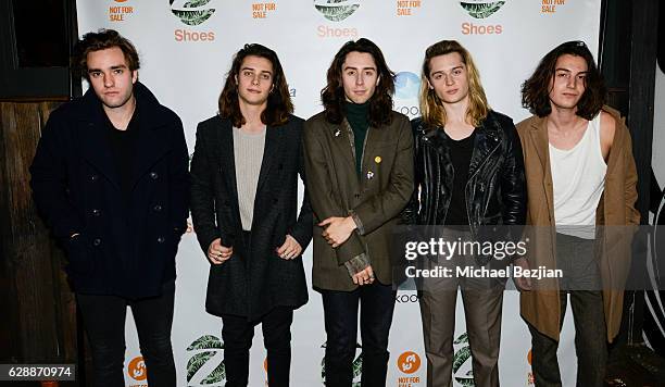 The Ceremonies at Not For Sale x Z Shoes Benefit at Estrella Sunset on December 9, 2016 in West Hollywood, California.