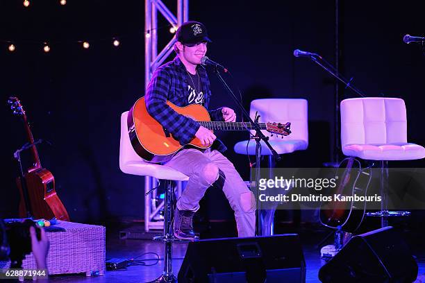 Recording artist Tucker Beathard performs onstage during CMT Story Behind The Songs LIV + Weekend at Sandals Royal Bahamian Spa Resort & Offshore...