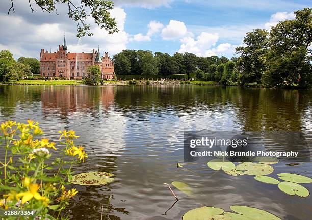 egeskov castle - denmark - funen - fotografias e filmes do acervo