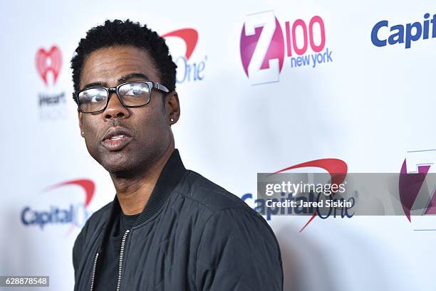 Chris Rock attends Z100's iHeartRadio Jingle Ball 2016 - Arrivals at Madison Square Garden on December 9, 2016 in New York City.