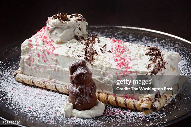 Ginger and Jam Buche de Noel photographed in Washington, DC. .