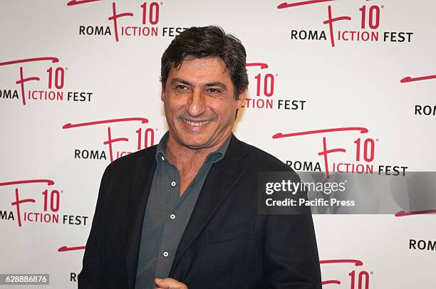 Emilio Solfrizzi walking on the red carpet of the film "Amore Pensaci Tu", a film directed by Francesco Pavolini and Vincenzo Terracciano.