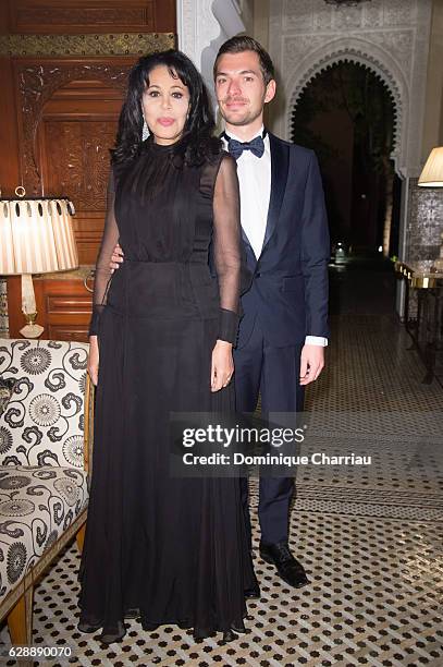 Yamina Benguigui and guest attends the diner of the tribute to d'isabelle adjani during the 16th Marrakech International Film Festival : Day Eight on...