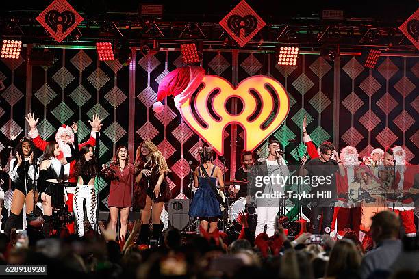 Fifth Harmony, Daya, DNCE, and Charlie Puth perform during the 2016 Z100 Jingle Ball at Madison Square Garden on December 9, 2016 in New York City.