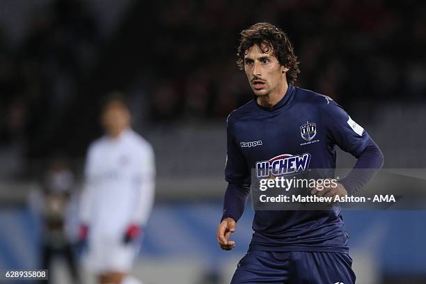 Albert Riera of Auckland City FC during the FIFA Club World Cup ahead of the FIFA Club World Cup Play-off for Quarter Final match between Kashima...