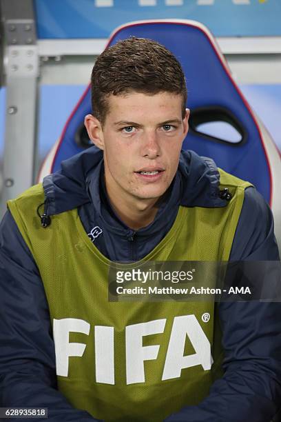 Reid Drake of Auckland City FC during the FIFA Club World Cup ahead of the FIFA Club World Cup Play-off for Quarter Final match between Kashima...