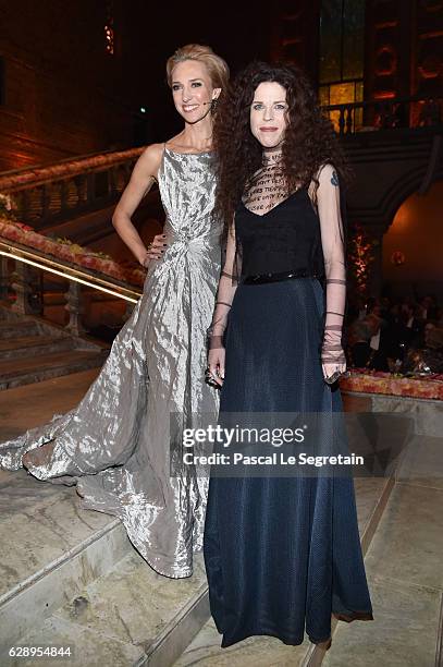 Guests attend the Nobel Prize Banquet 2015 at City Hall on December 10, 2016 in Stockholm, Sweden.