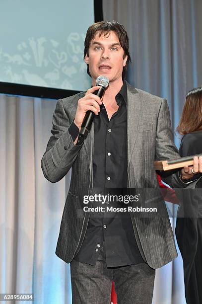 Actor Ian Somerhalder attends the 25th annual Captain Planet Foundation Gala at Intercontinental Buckhead on December 9, 2016 in Atlanta, Georgia.
