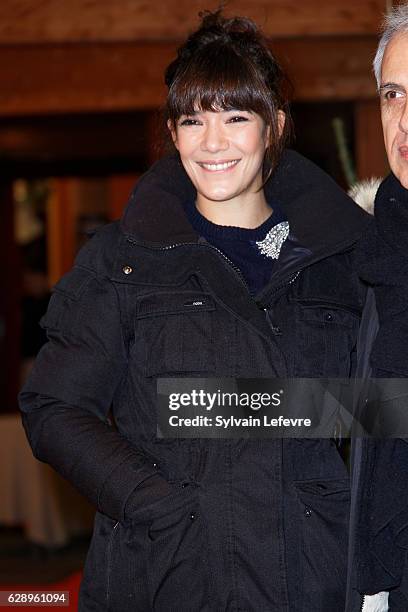 Melanie Doutey arrives for opening ceremony of "Les Arcs European Film Festival" on December 10, 2016 in Les Arcs, France.