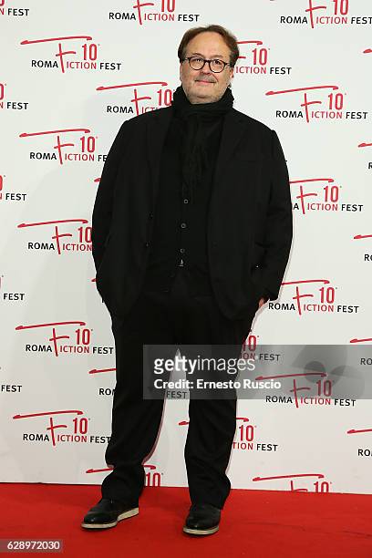 Director Carlo Carlei attends the 'Il confine' red carpet during the Roma Fiction Fest 2016 at The Space Moderno on December 10, 2016 in Rome, Italy.