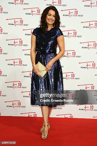 Bellamy Young attends the 'Shondaland' red carpet during the Roma Fiction Fest 2016 at The Space Moderno on December 10, 2016 in Rome, Italy.