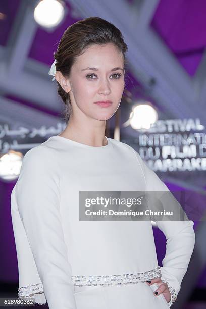 Constance Rouseau attends the closing ceremony of the 16th Marrakech International Film Festival : Day Nine on December 10, 2016 in Marrakech,...