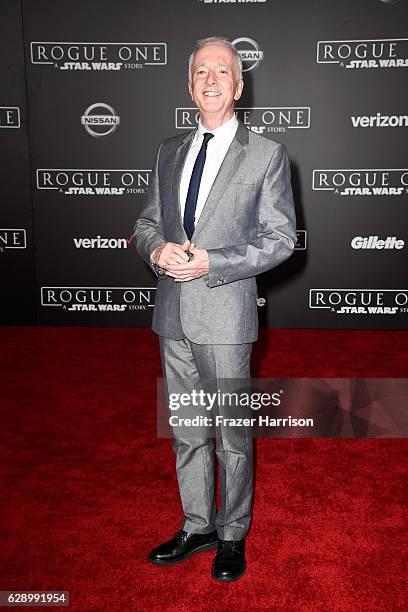 Actor Anthony Daniels attends the premiere of Walt Disney Pictures and Lucasfilm's "Rogue One: A Star Wars Story" at the Pantages Theatre on December...