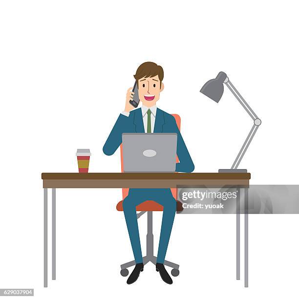 Computer Operator Cartoon High Res Illustrations - Getty Images