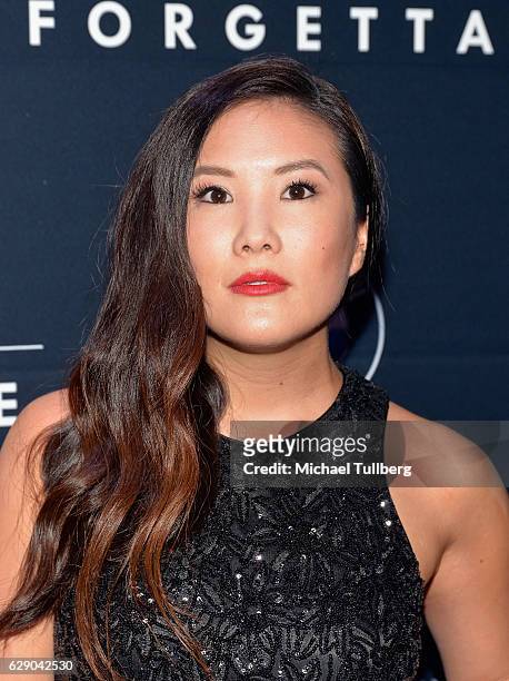 Actress Ally Maki attends the 15th Annual Unforgettable Gala at The Beverly Hilton Hotel on December 10, 2016 in Beverly Hills, California.