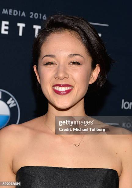 Musician Kina Grannis attends the 15th Annual Unforgettable Gala at The Beverly Hilton Hotel on December 10, 2016 in Beverly Hills, California.