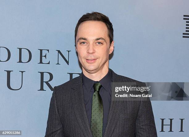 Actor Jim Parsons attends the "Hidden Figures" New York special screening on December 10, 2016 in New York City.