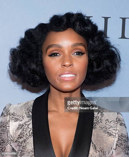 Singer and actress Janelle Monae attends the "Hidden Figures" New York special screening on December 10, 2016 in New York City.