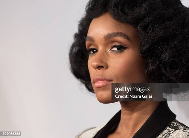 Singer and actress Janelle Monae attends the "Hidden Figures" New York special screening on December 10, 2016 in New York City.