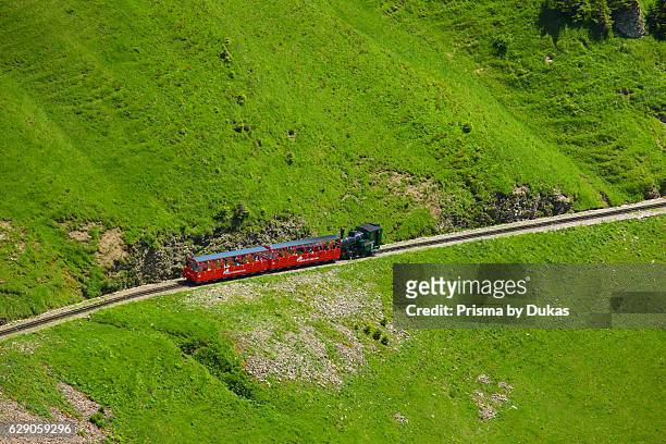 Brienz Rothorn mountain railway in the Bernese Oberland, Switzerland.