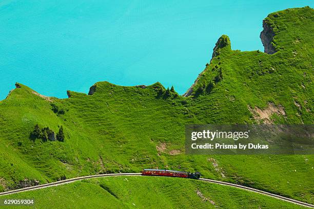 Brienz Rothorn mountain railway in the Bernese Oberland, Switzerland.