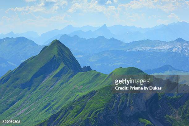 View to the Bernese Oberland, Switzerland.